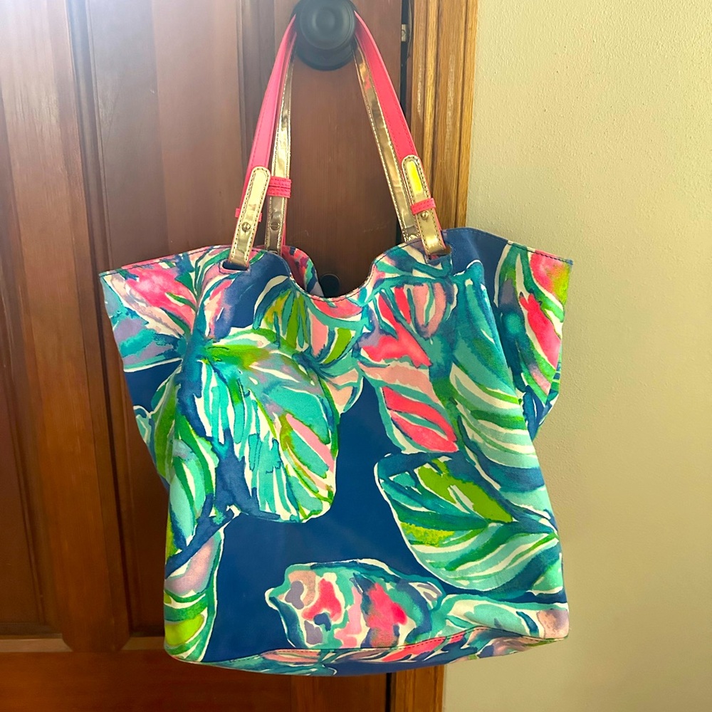 Lily Pulitzer Beach Bathers Reversible Tote